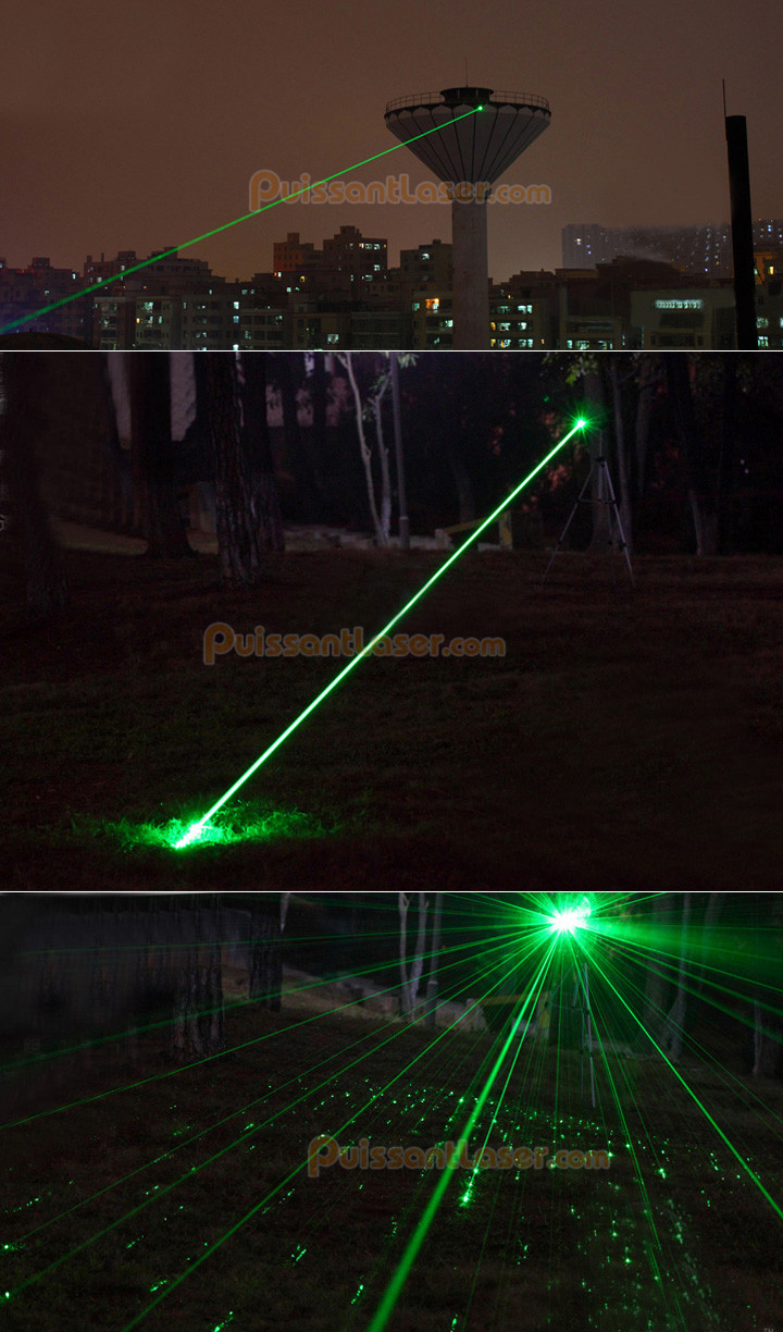 laser vert puissant