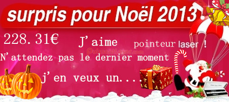 laser prix promotion noel