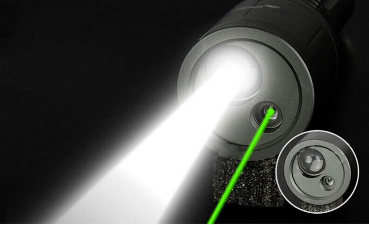 lampe de poche laser vert