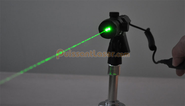 visée laser vert