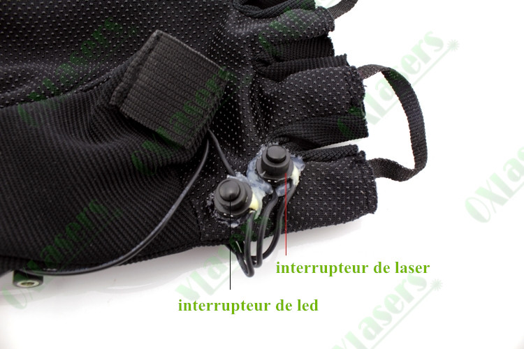 gants laser avec 4 sources 